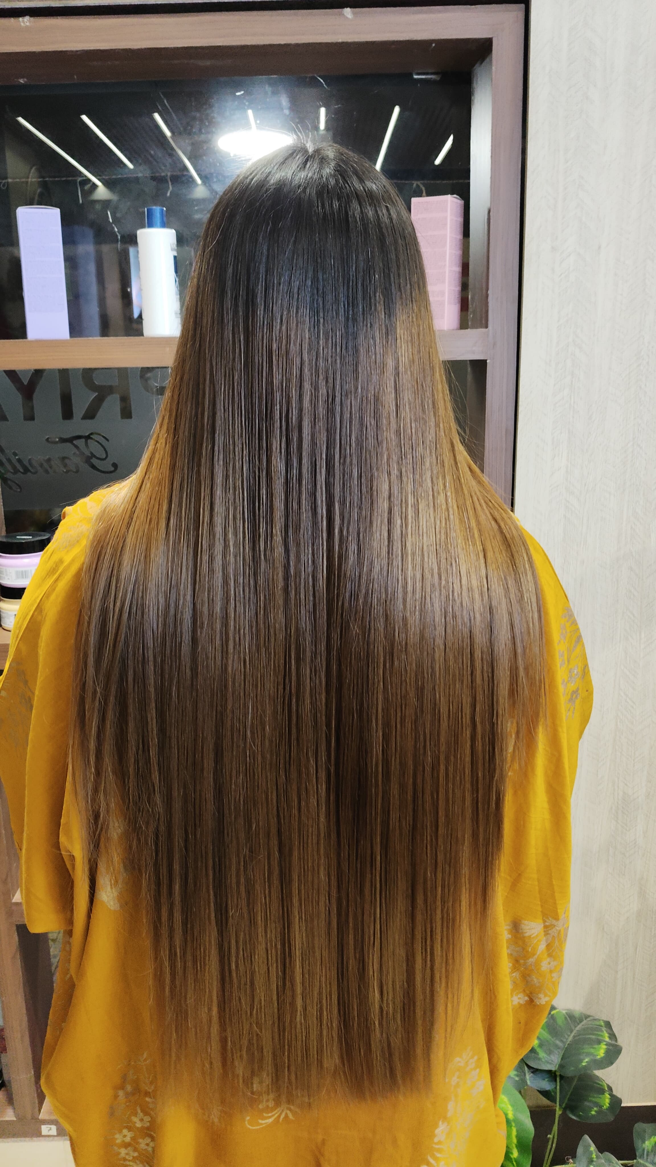 Client After Professional Hair Treatment in Kolkata